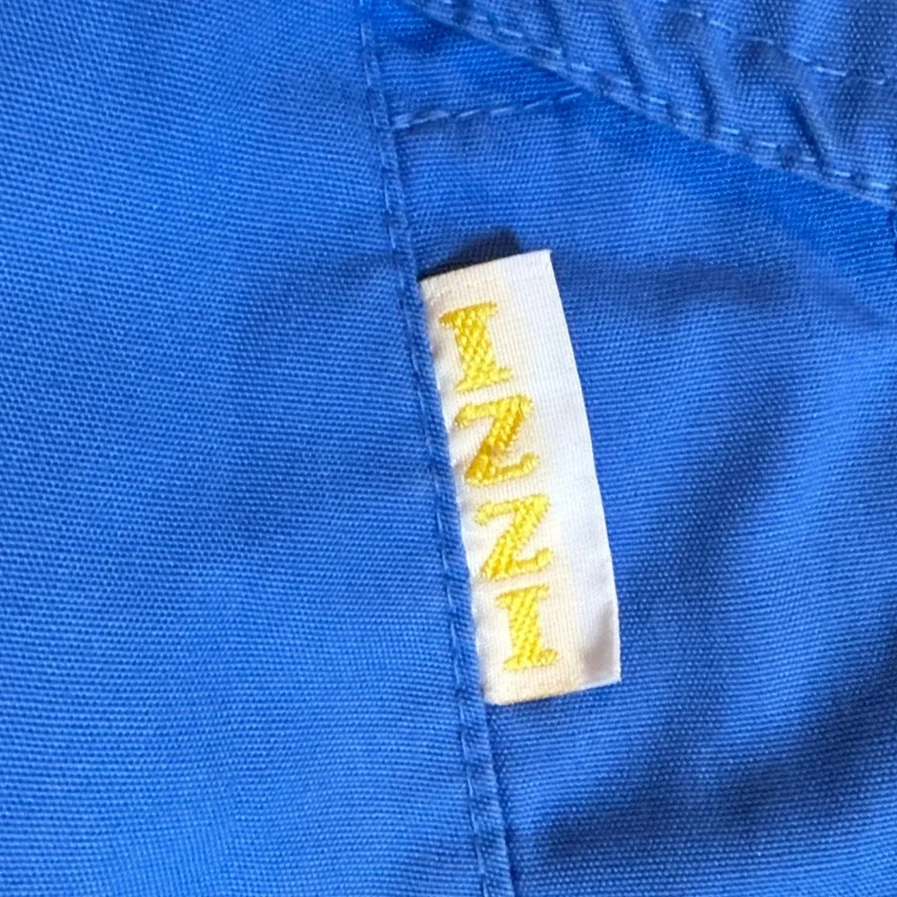 Vintage Innovations by MG Blue‎ Windbreaker Jacket Women's Retro 80s 90s Pockets